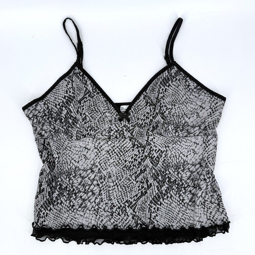 No Boundaries Mesh Babydoll Cami Top Size XXL 20